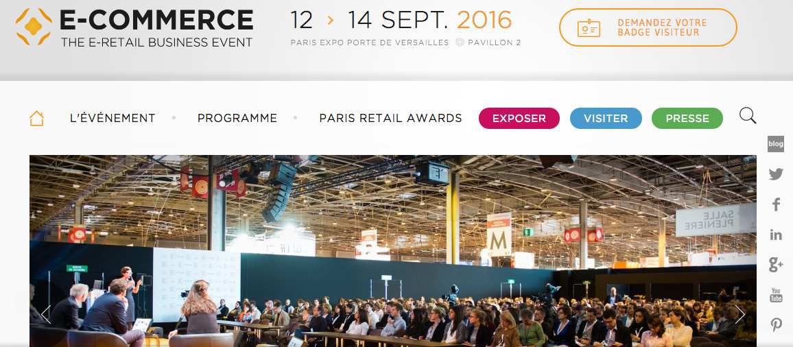 Illustration 1 Salon Ecommerce 2016, J'y serai !