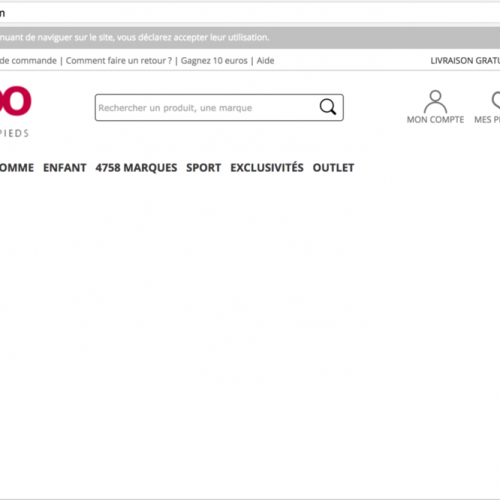 Illustration 1 Ecommerce down : Spartoo