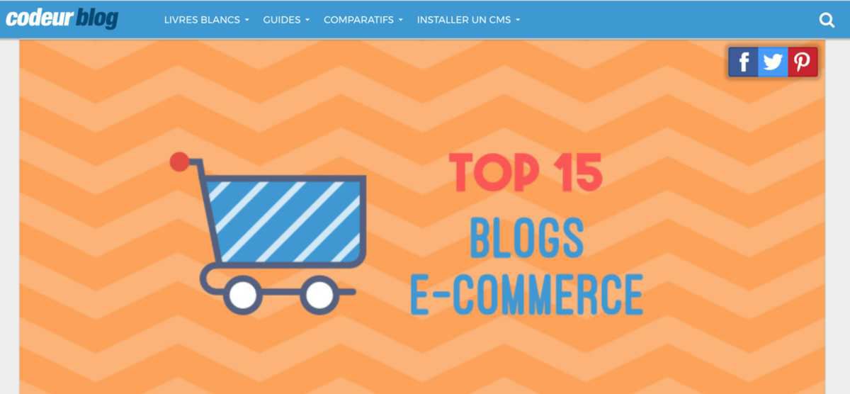 Stephanealligne.com dans le Top 15 des blogs Ecommerce par Codeur.com